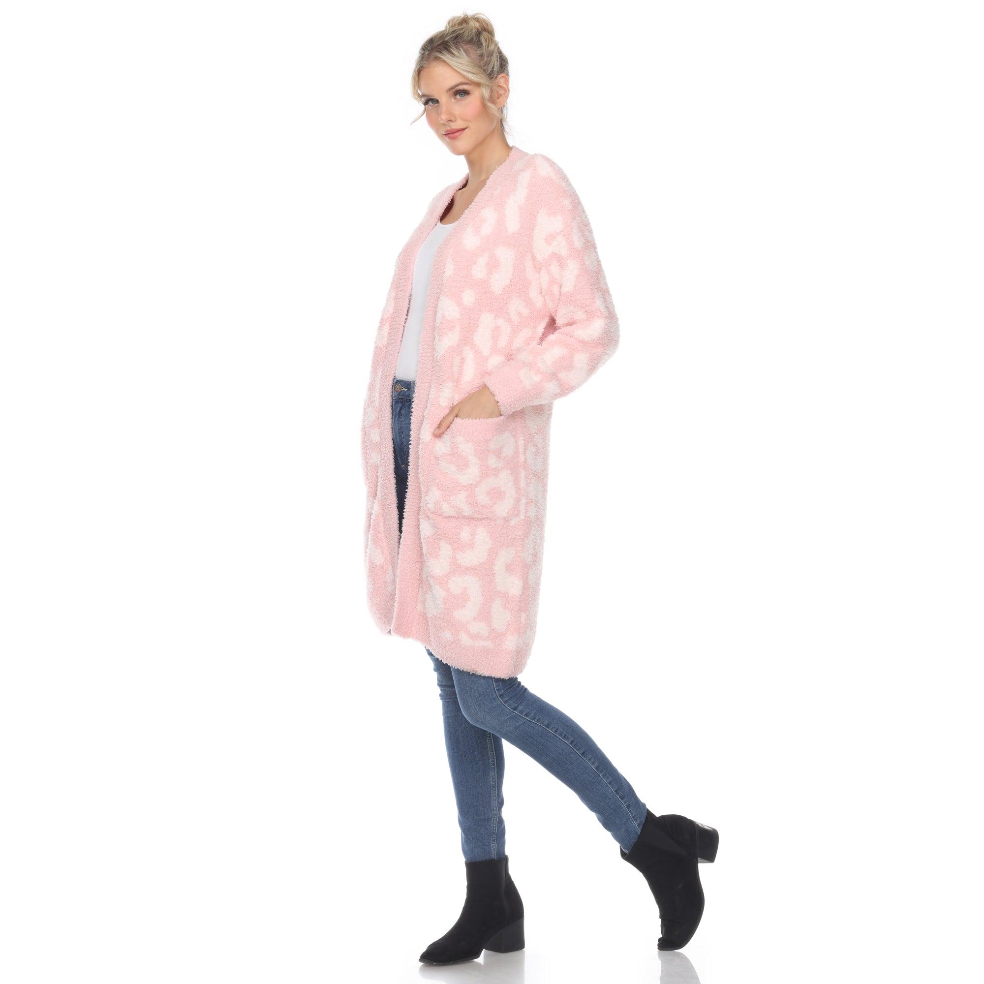 Leopard Print Open Front Cardigan Product Image