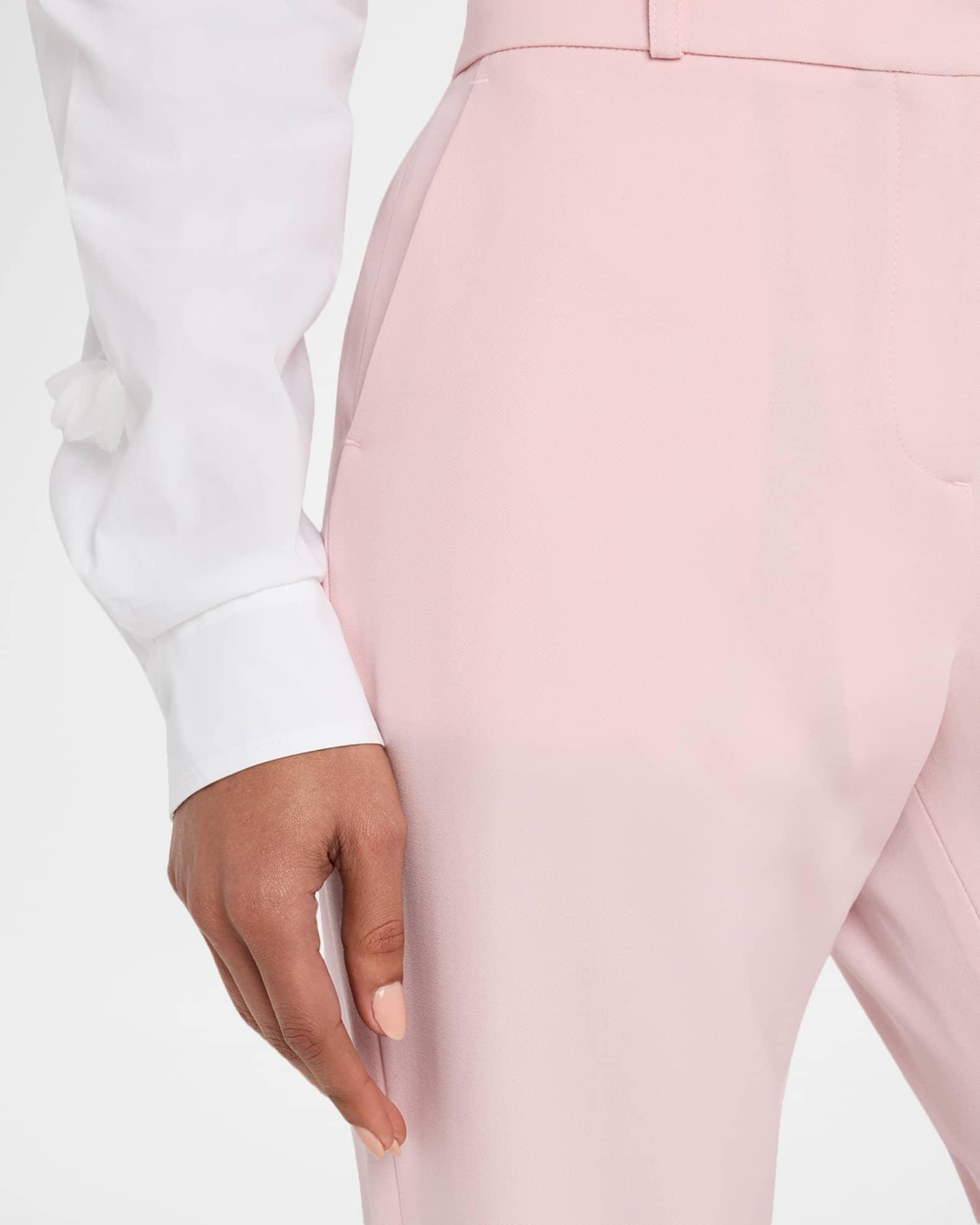 Loose Straight-Leg Tailored Trousers Product Image