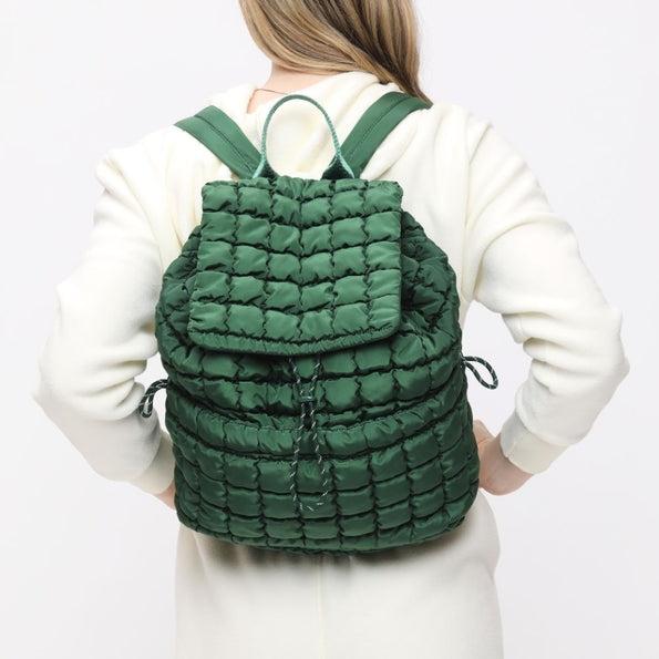 Quilted Puffer Nylon Backpack Product Image