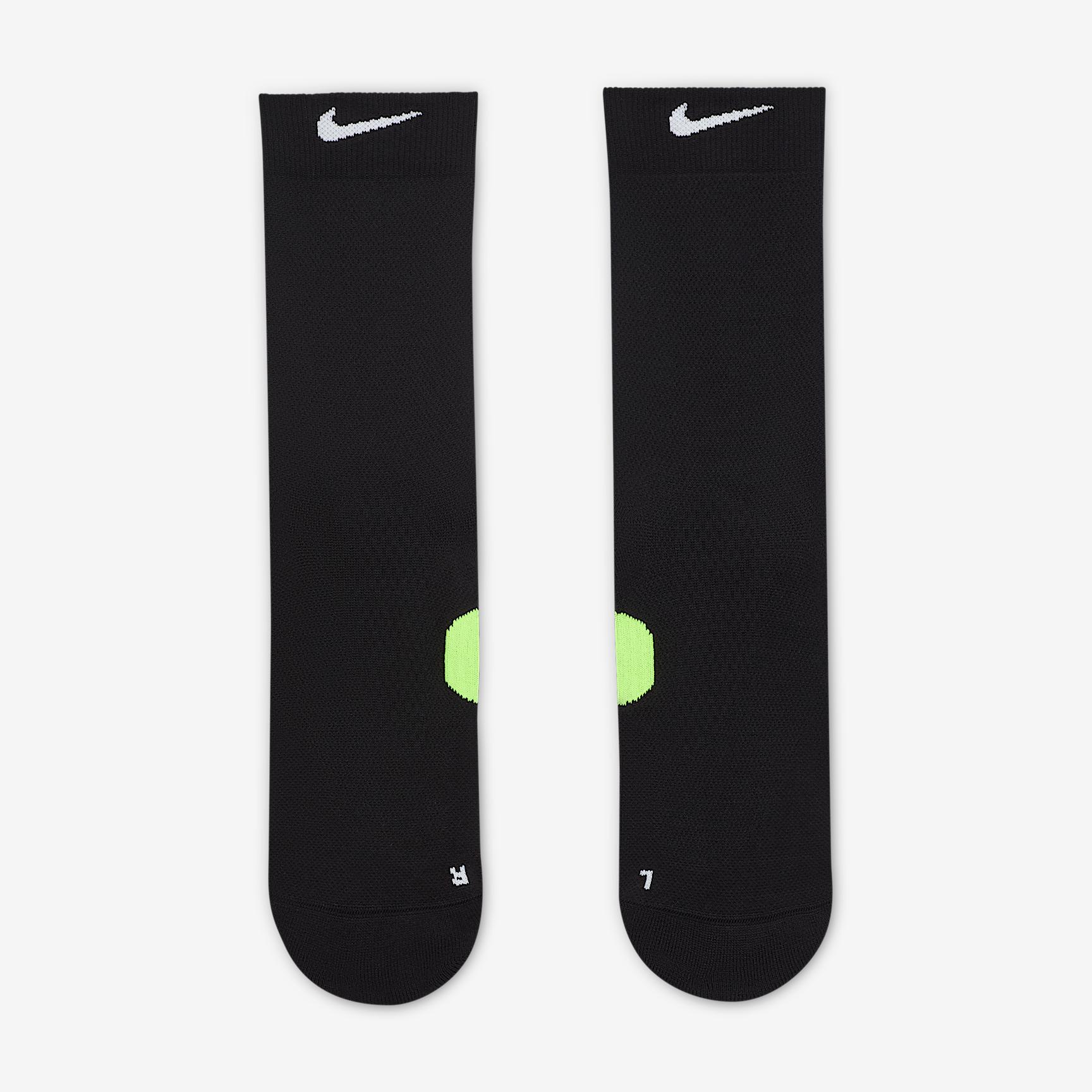 Nike Unisex Running Midweight Crew Socks (1 Pair) | HV6924-010 Product Image