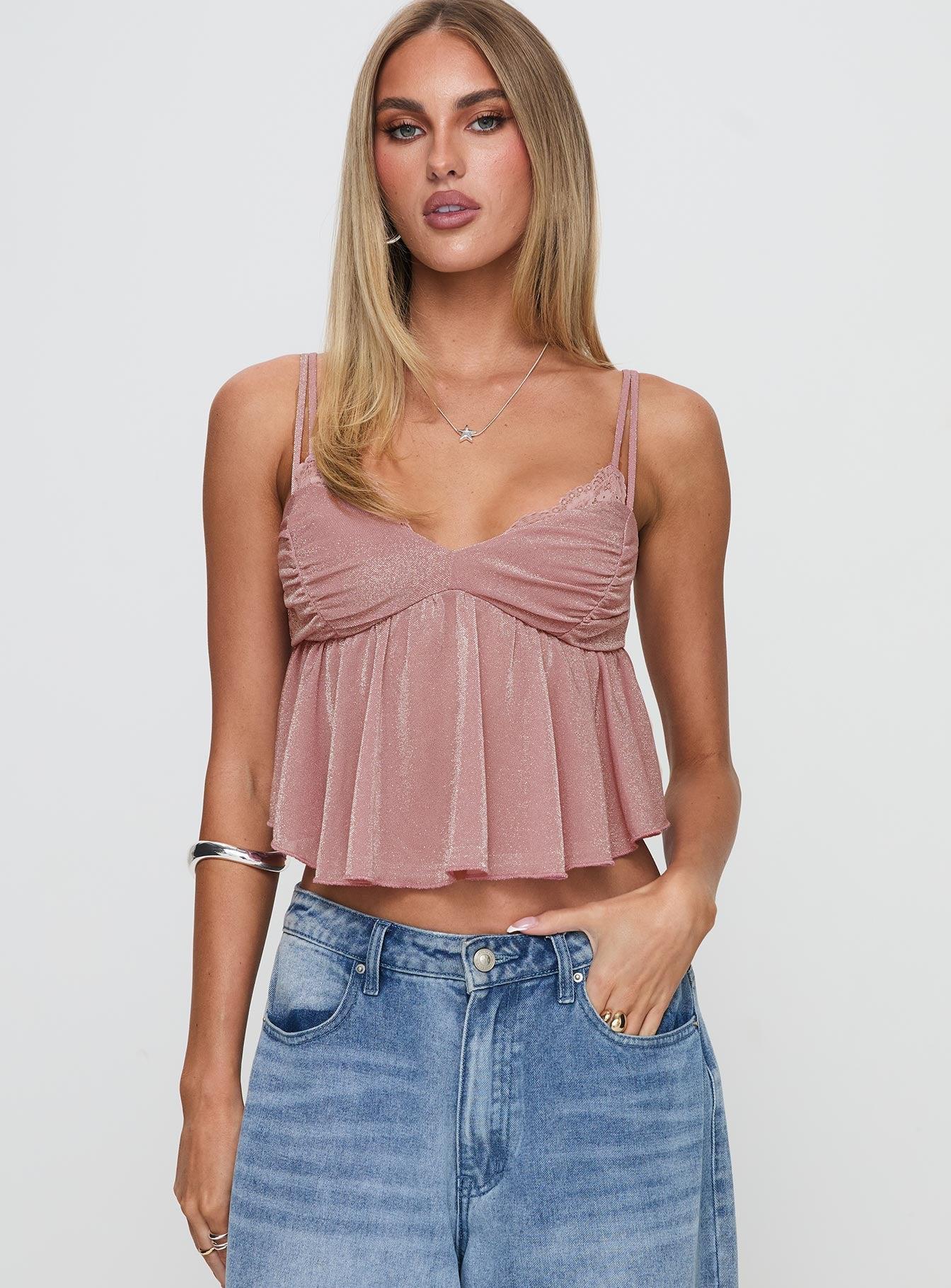 Corella Top Mauve Product Image