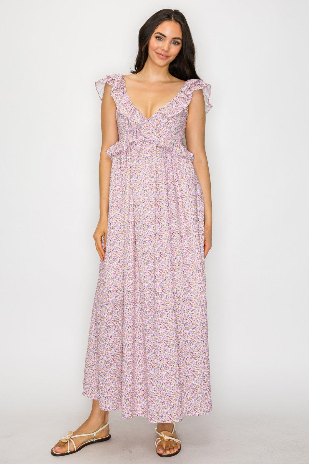 Spring Bloom Meadow Maxi Dress Product Image