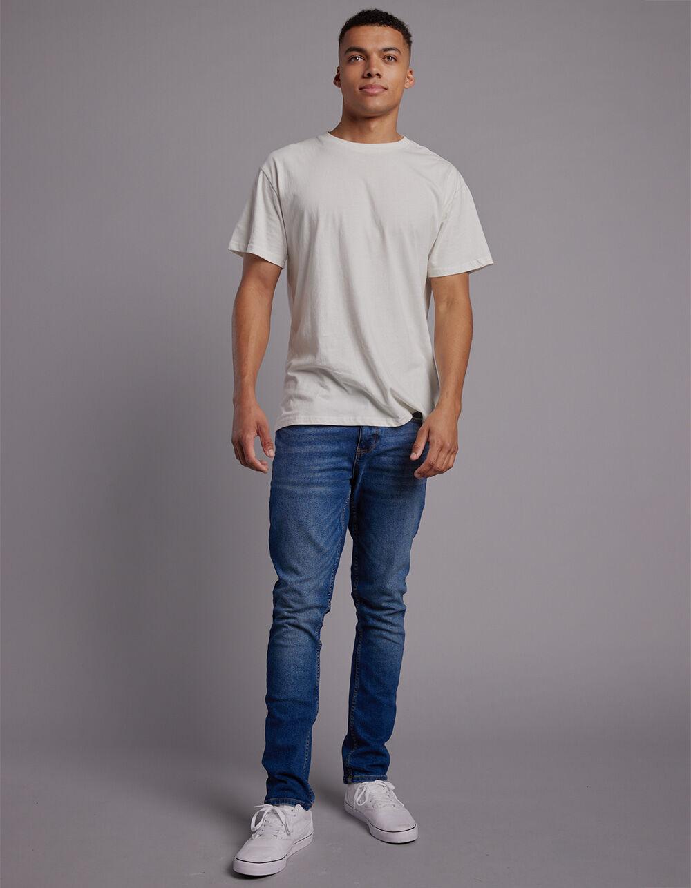 RSQ Mens Slim Taper Jeans - Dark Wash Product Image