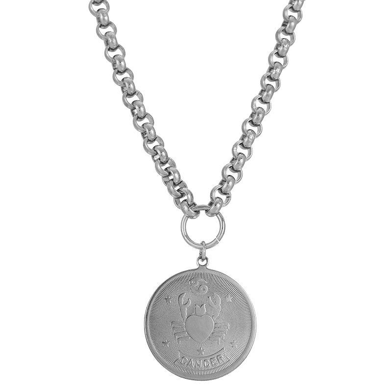 1928 Round Sagitarius Pendant Necklace, Womens, November Product Image