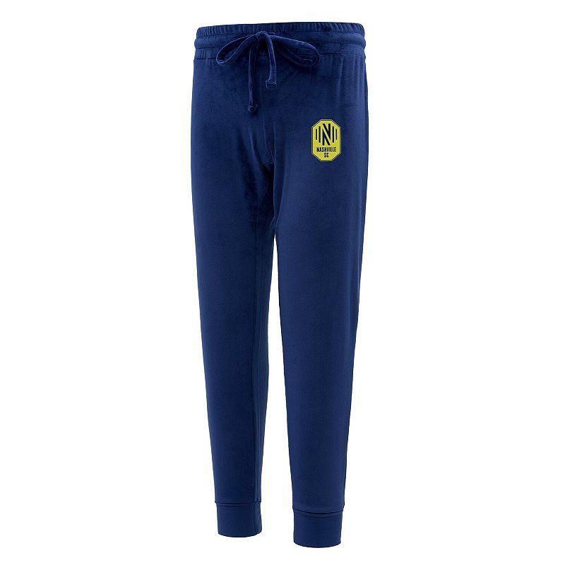 Women's Concepts Sport Navy Nashville SC Intermission Velour Cuffed Pants,  Product Image