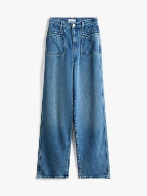 High Rise Relaxed Straight Jeans Product Image