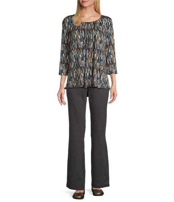 Intro Stella Bootleg Pull-On Double Knit Pants Product Image