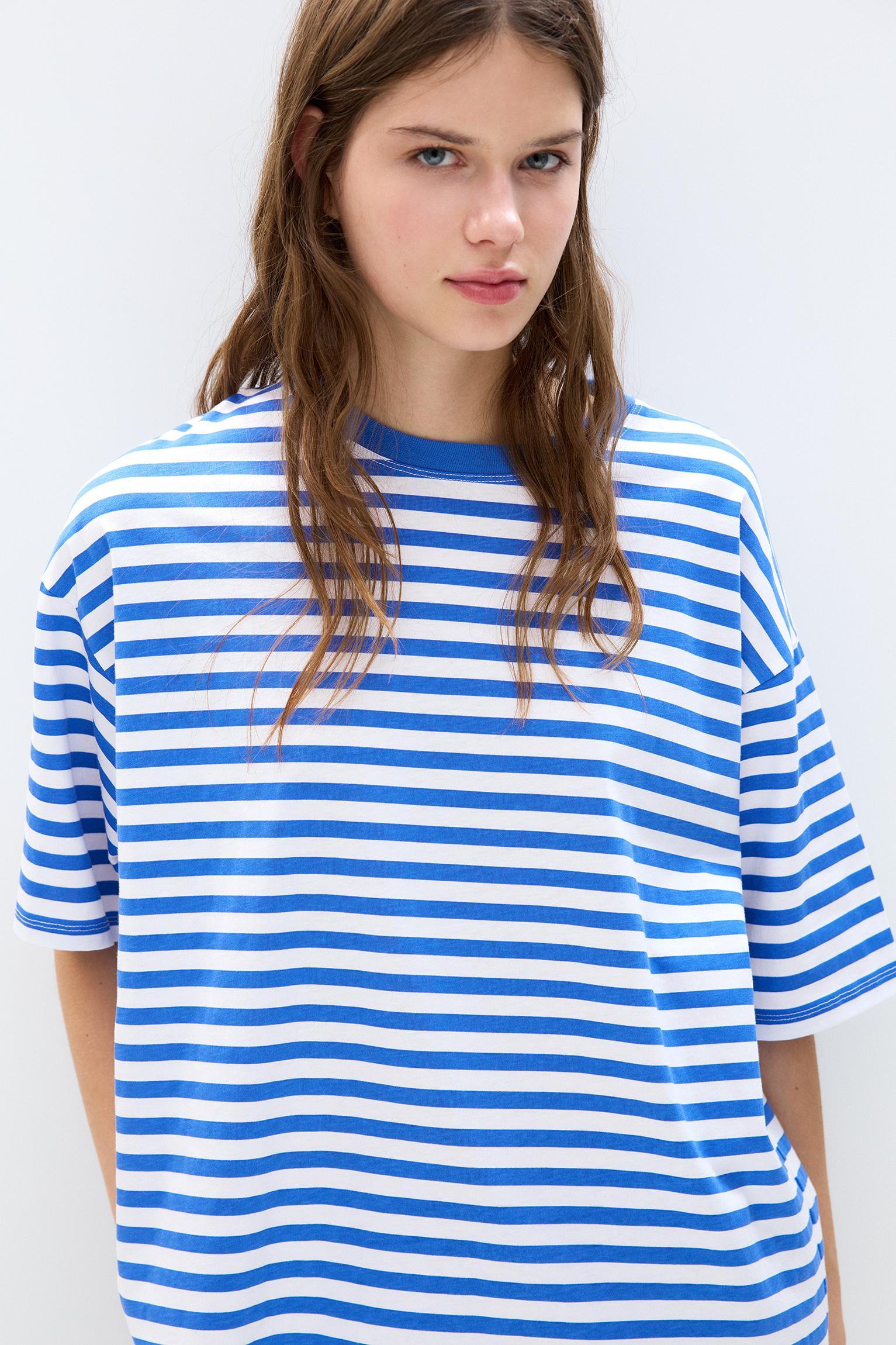 Striped short sleeve T-shirt Product Image