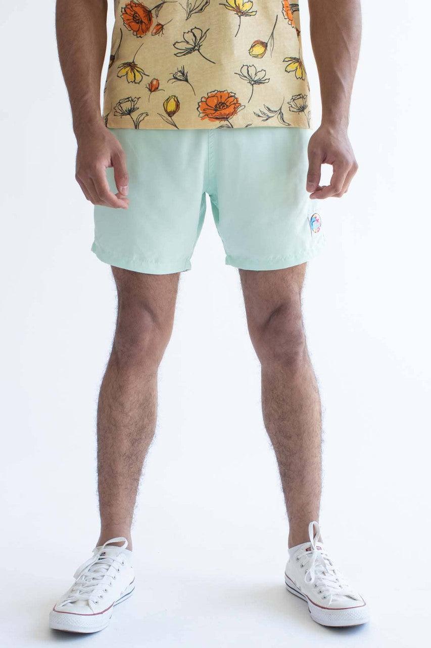 Pastel Mint Swim Shorts Product Image