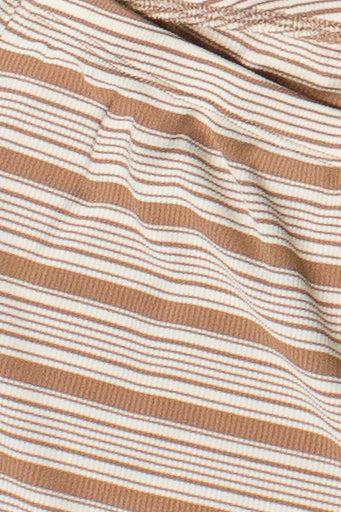 Striped Ribbed Shorts Product Image
