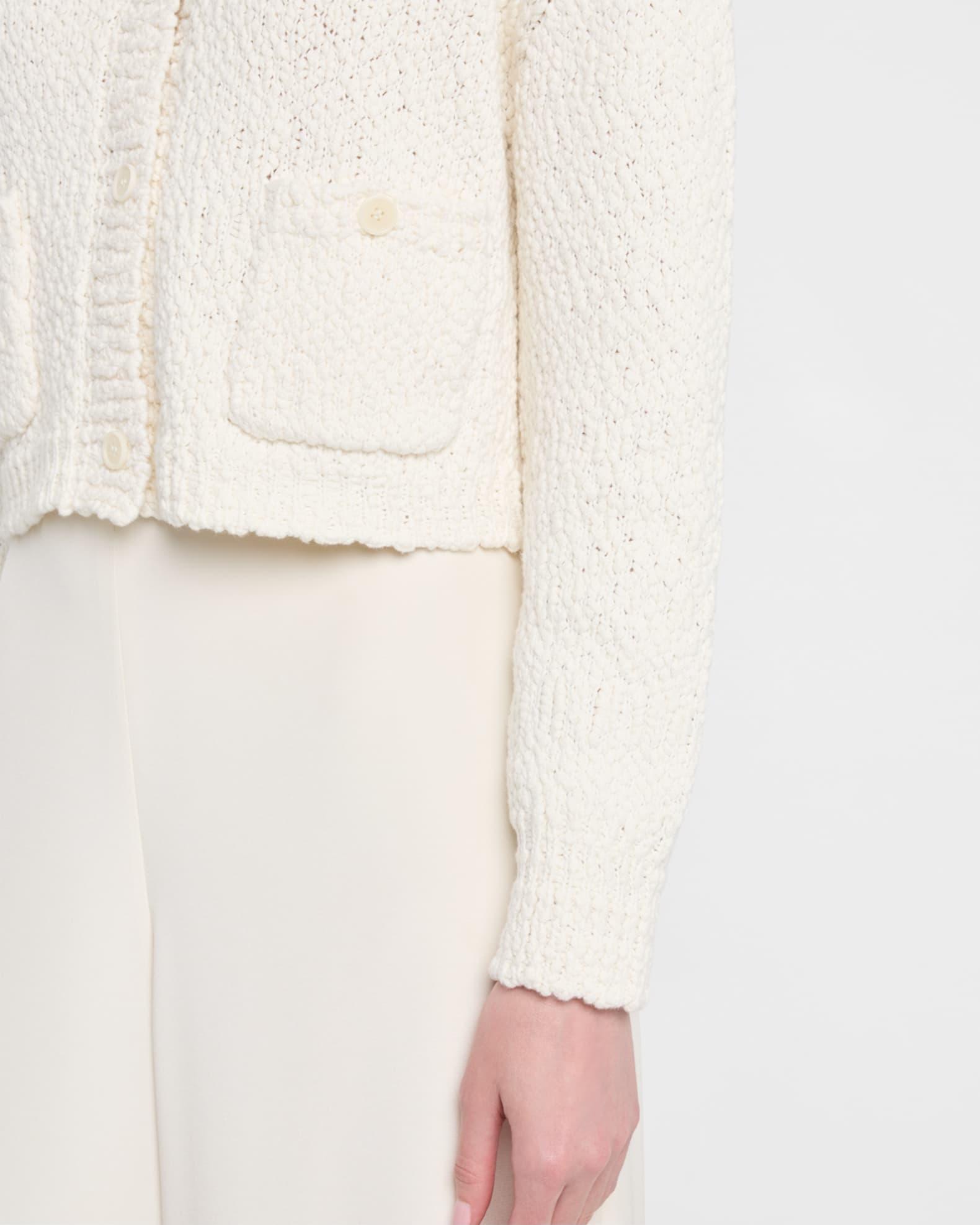 Helena Cropped Double-Pocket Cardigan Product Image
