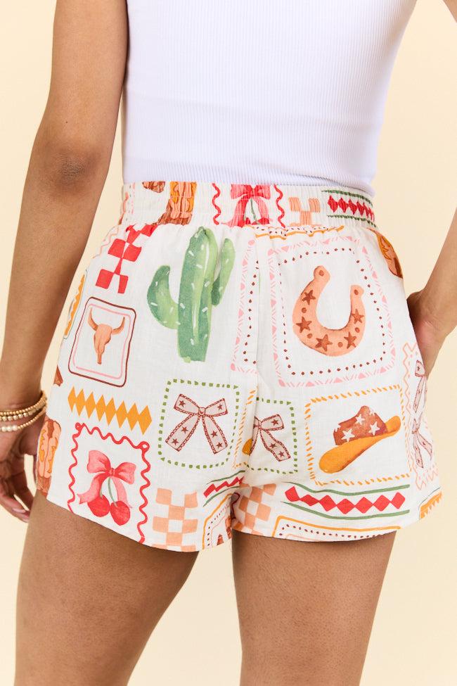 Rodeo Threads Western Print Shorts SALE Product Image