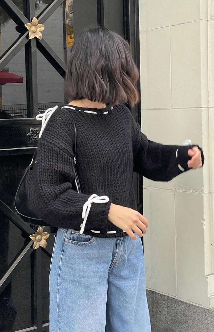 Bea Black Sweater Product Image