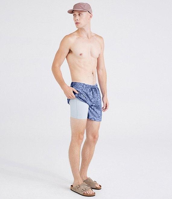 SAXX Tropical Tapa Oh Buoy 5 Inseam Volley Swim Shorts Product Image