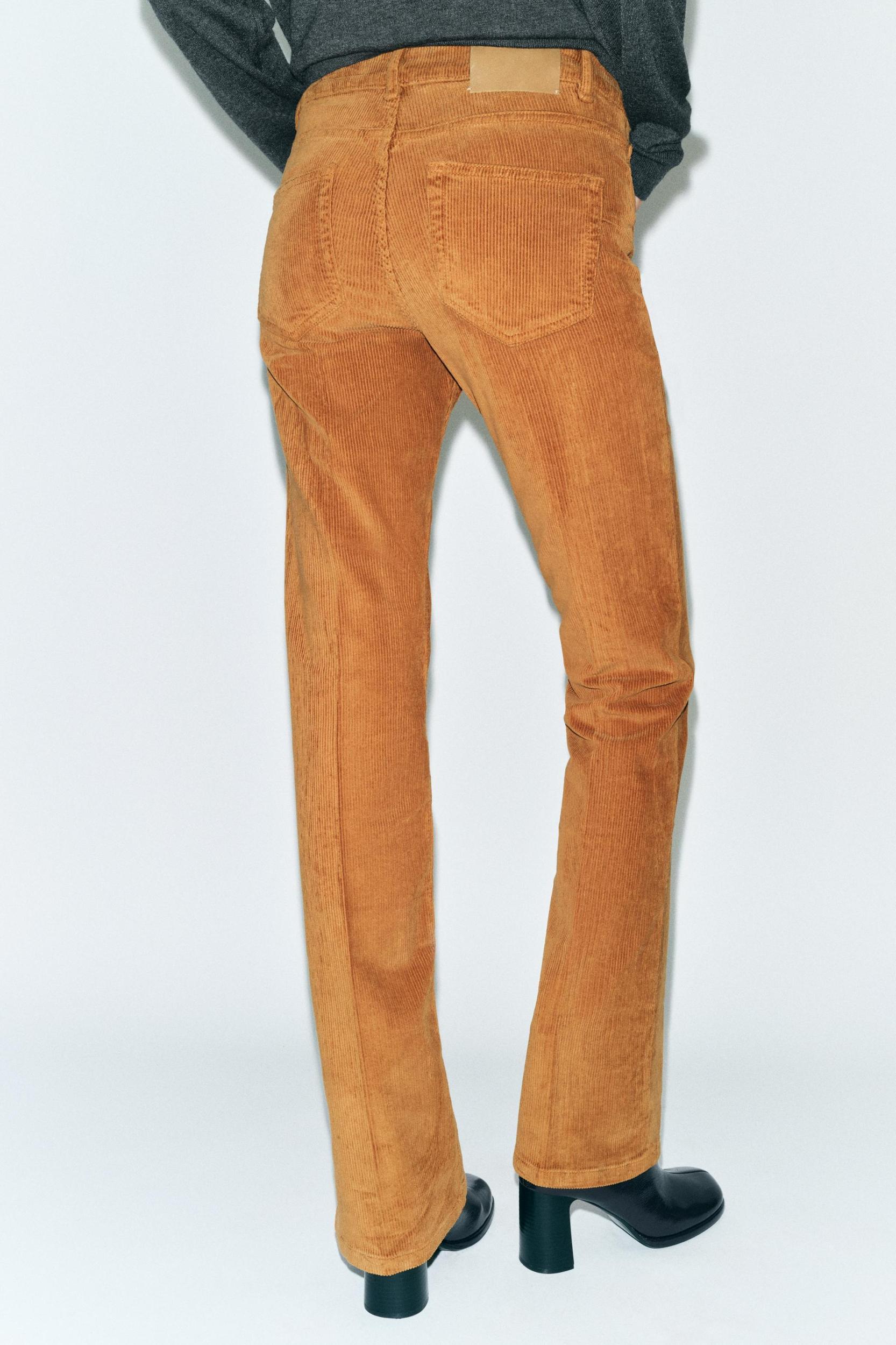 ZW COLLECTION CORDUROY FLARE PANTS Product Image