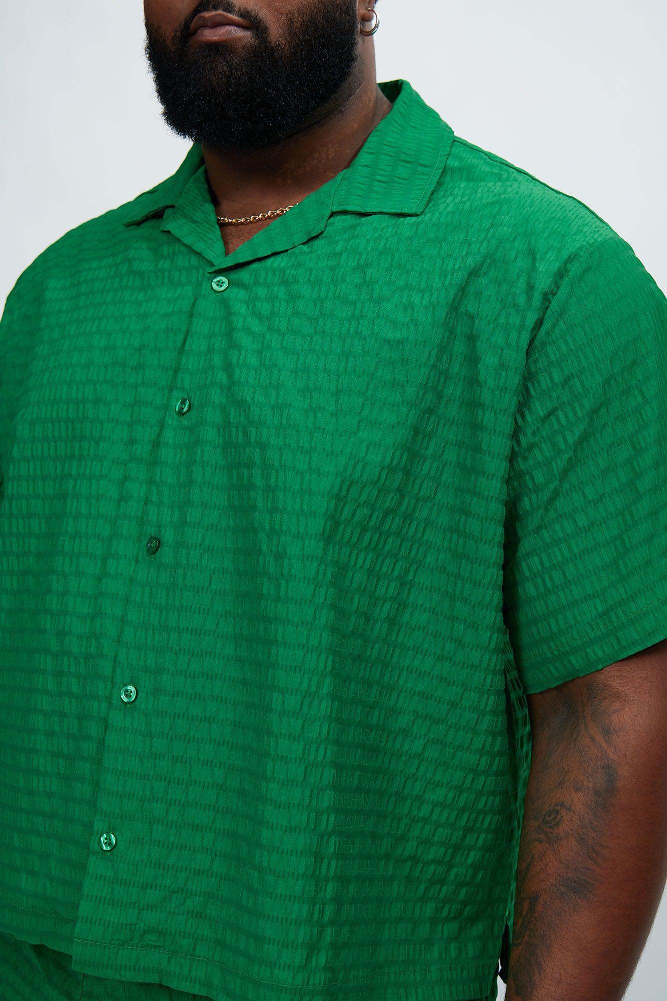 Sierra Textured Shirt - Green Product Image
