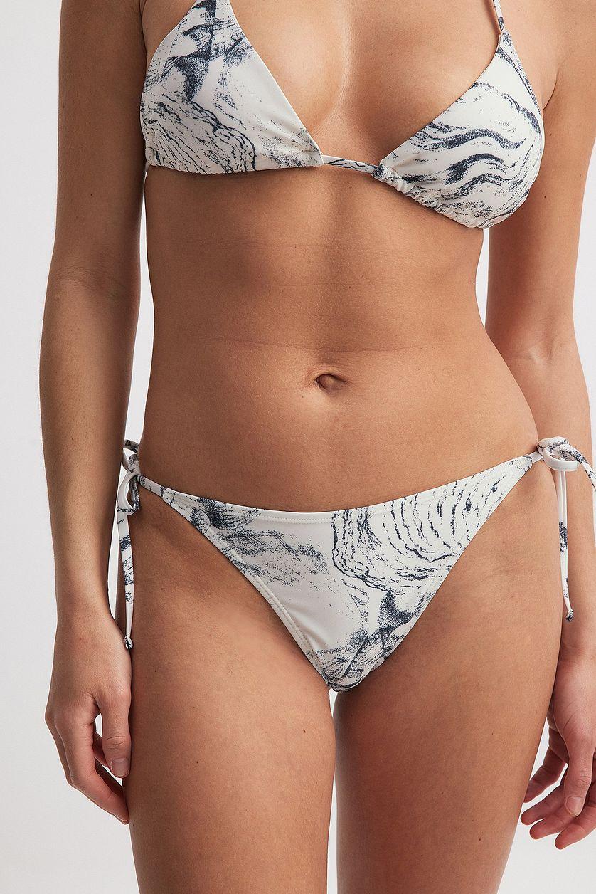 Tie Strap Bikini Panty Flower Product Image