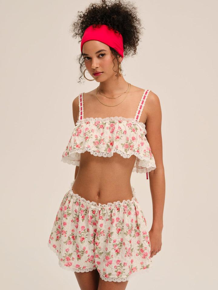 Backyard Bunches Top — White Product Image