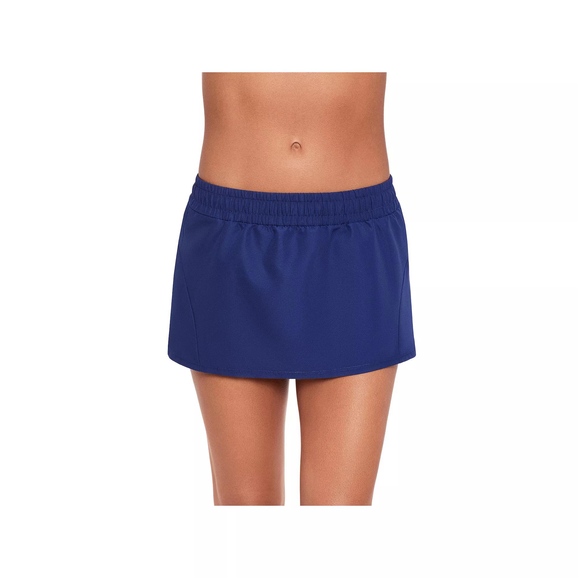 Women's Eco Beach Woven Mini Swim Skort,  Product Image