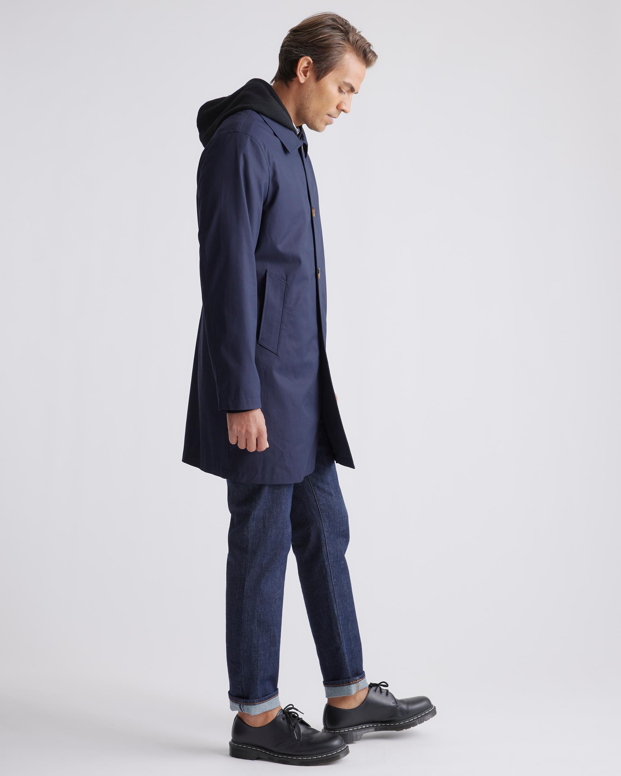 Quince | Men's Comfort Stretch Trench Coat Size XL, Organic Cotton Product Image