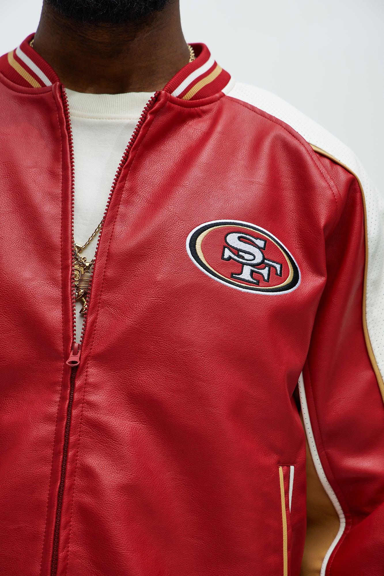 49ers High Standard Jacket - Red/White Male Product Image