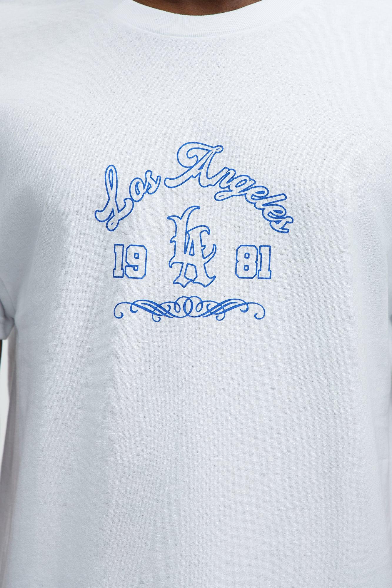 Los Angeles 1981 Short Sleeve Tee - White Product Image