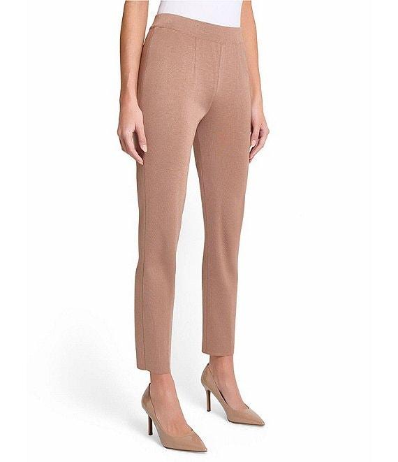 MISOOK Nancy Maylana Knit Slim Leg Pull-On Pants Product Image