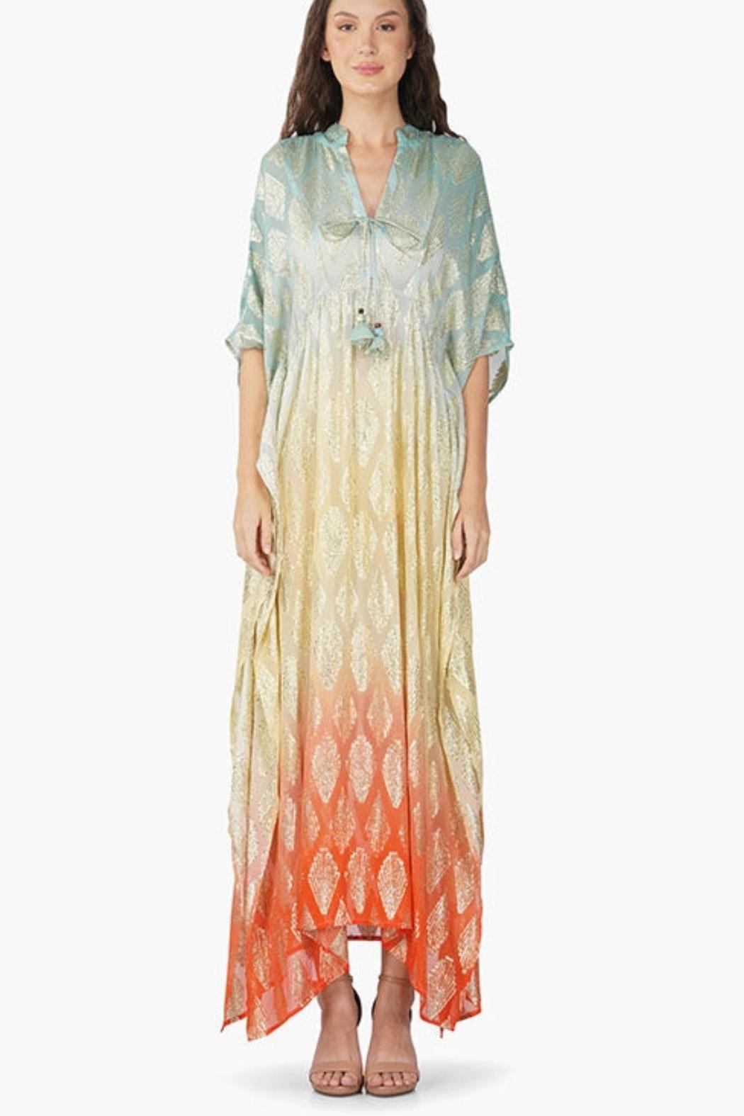 "Magnolia" Lurex Caftan Product Image