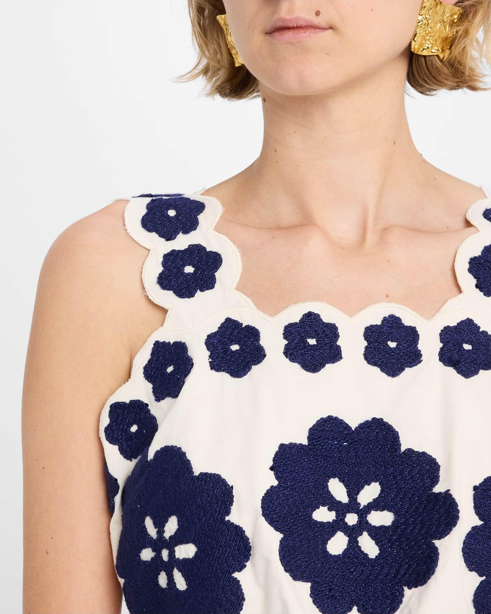 Catrine Embroidered Crop Top Product Image