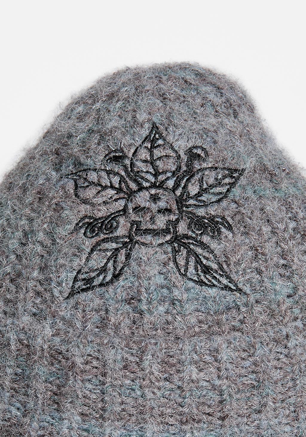 Mandragore Embroidered Knit Beanie Product Image