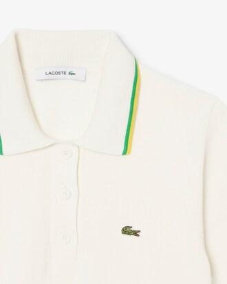 Cropped 3D Seamless Stretch Cotton Polo Shirt Product Image