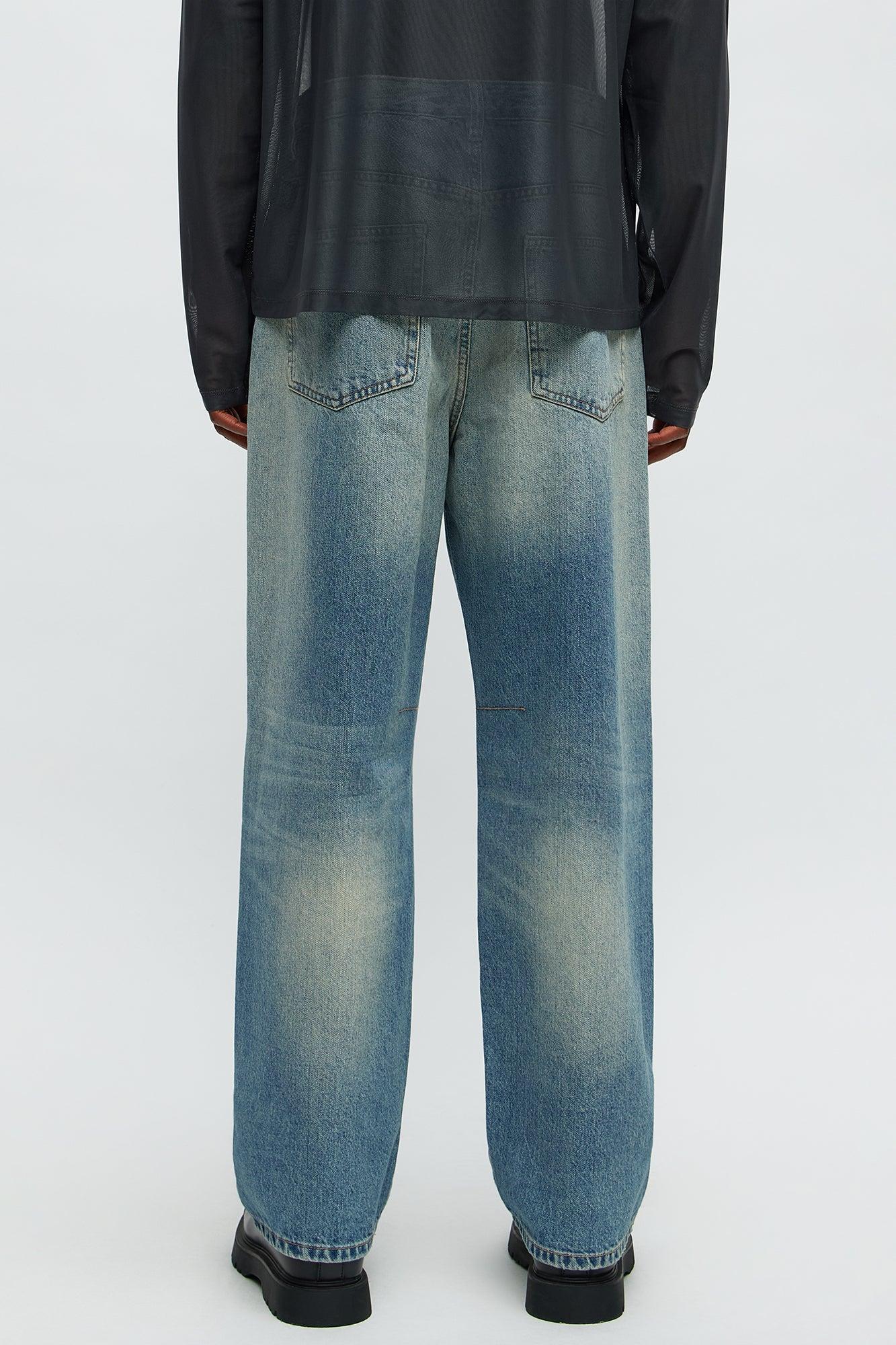 In The Bay Baggy Jeans - Medium Blue Wash Male Product Image
