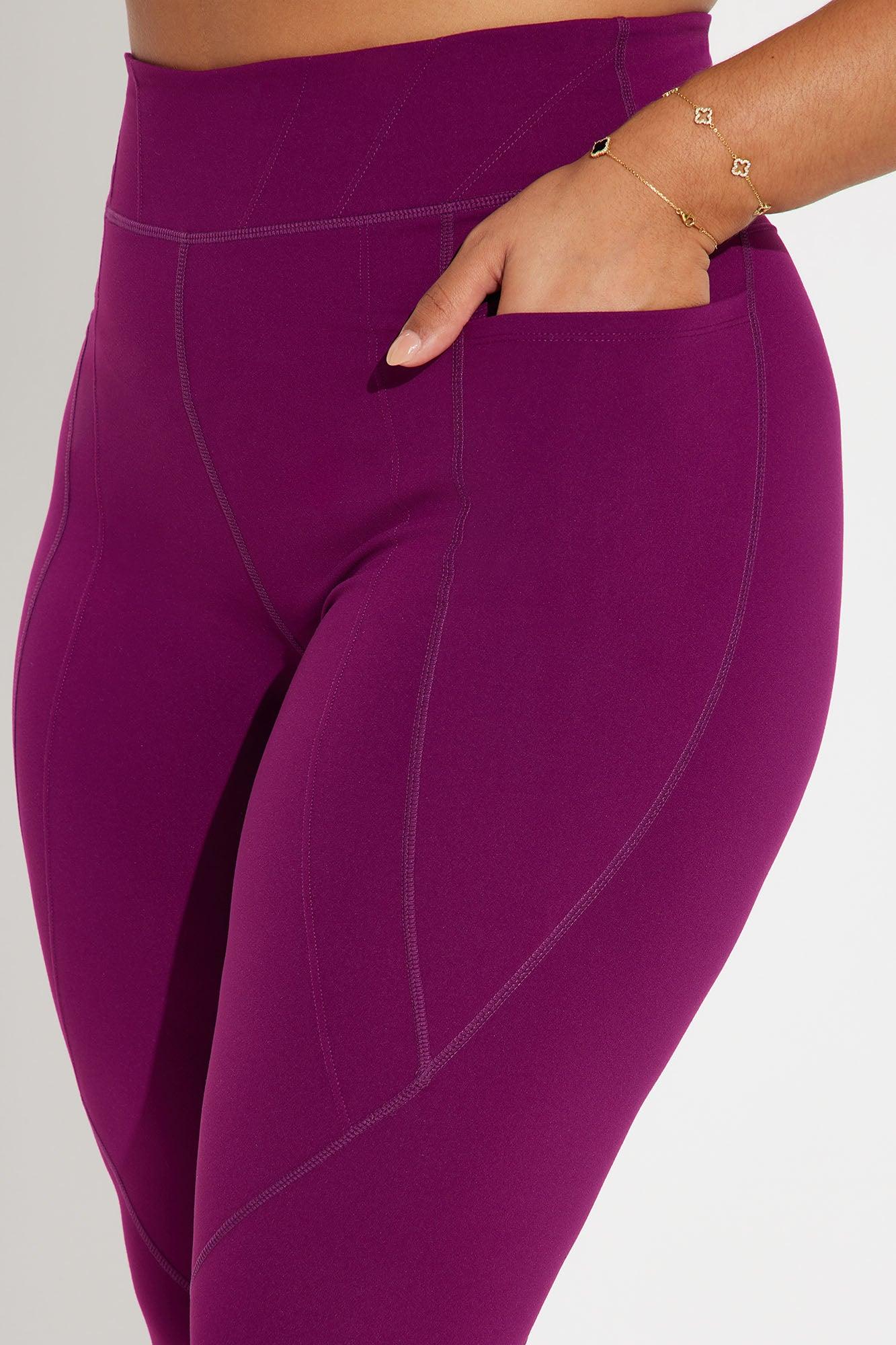 Energy Surge Super Soft Legging - Plum Product Image