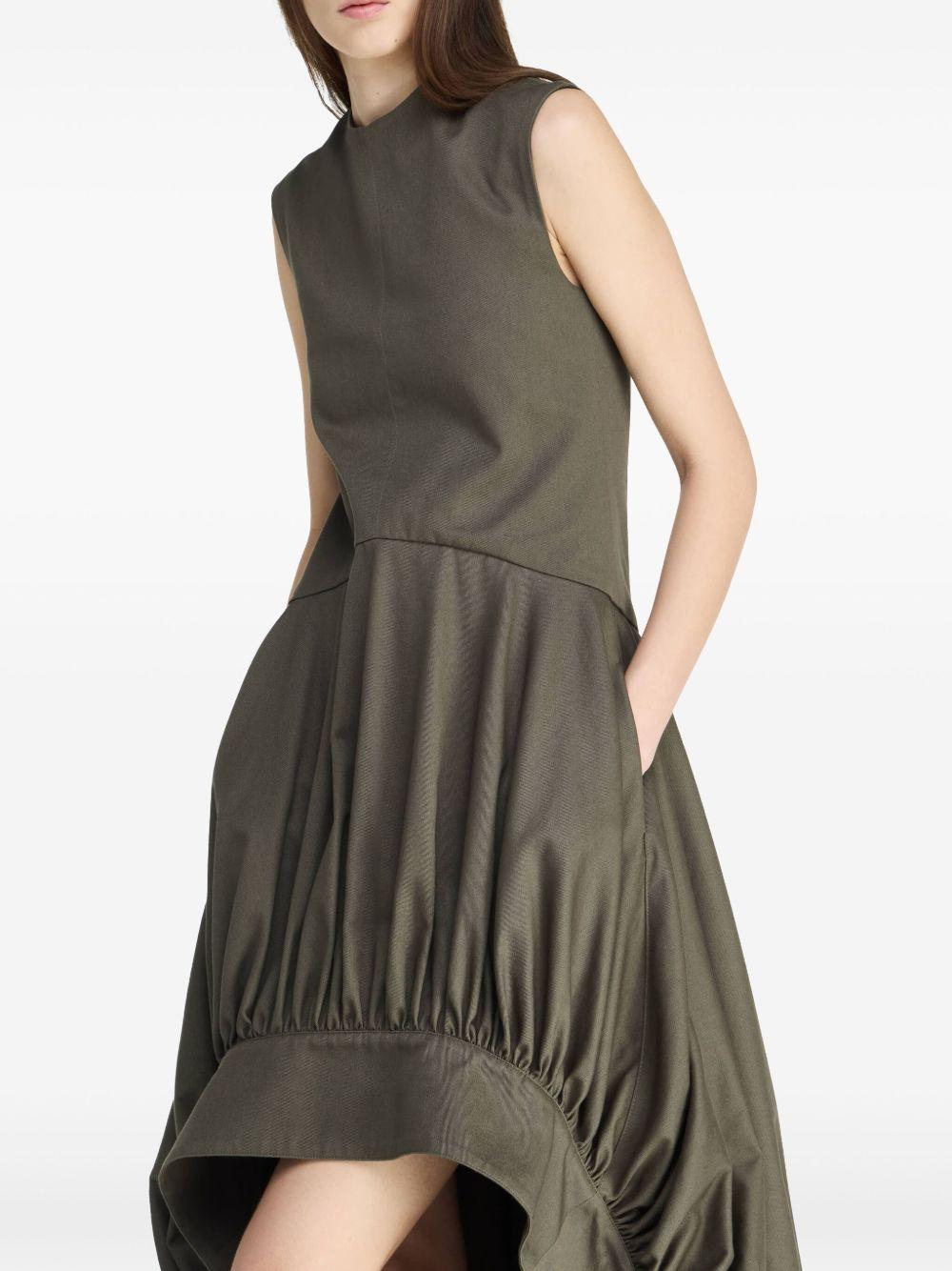 balloon-hem midi dress Product Image