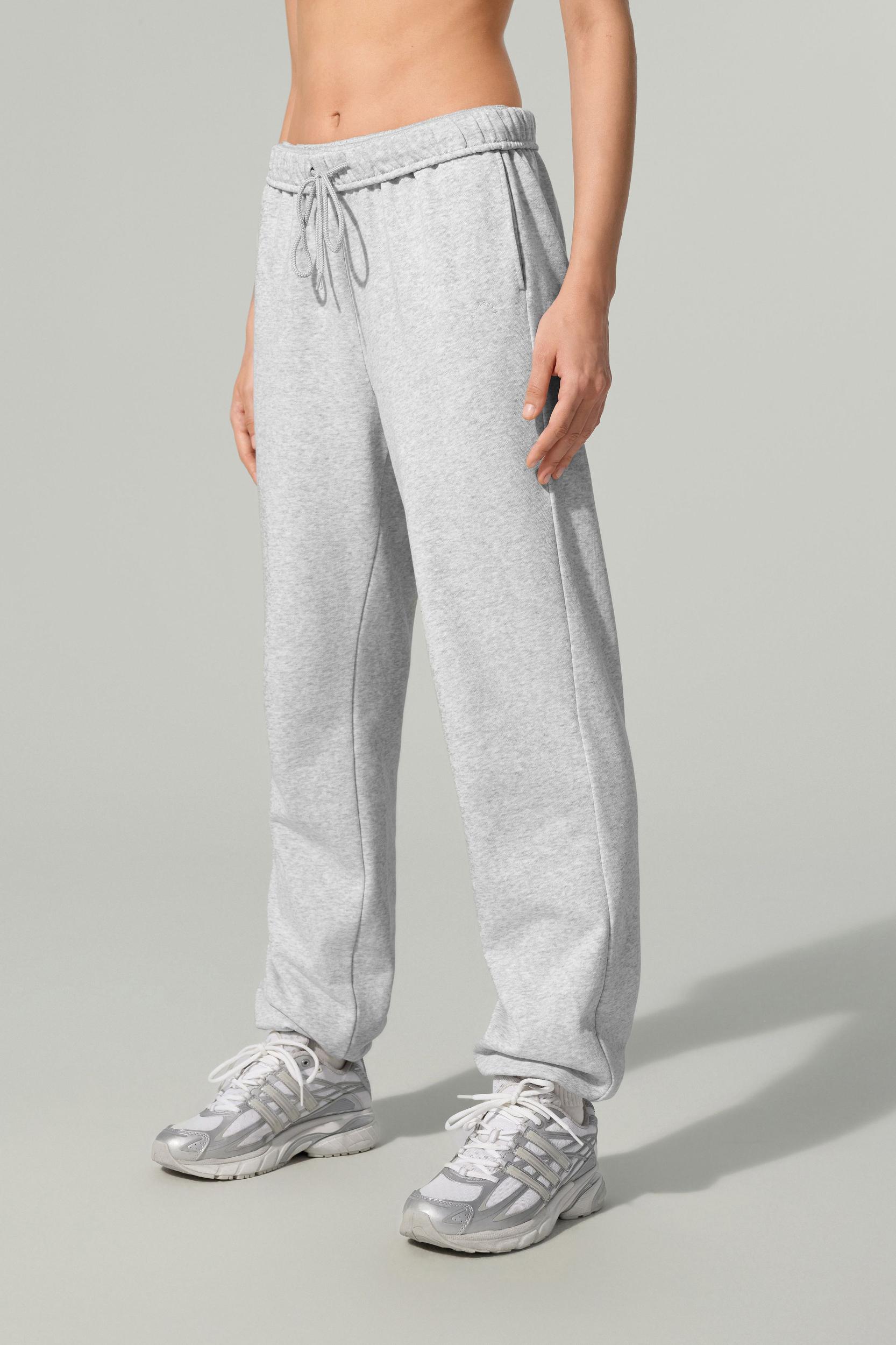 LILYSILK Women's Silk-Infused Cotton Relaxed Fit Cuffed Joggers, Navy, XS Product Image