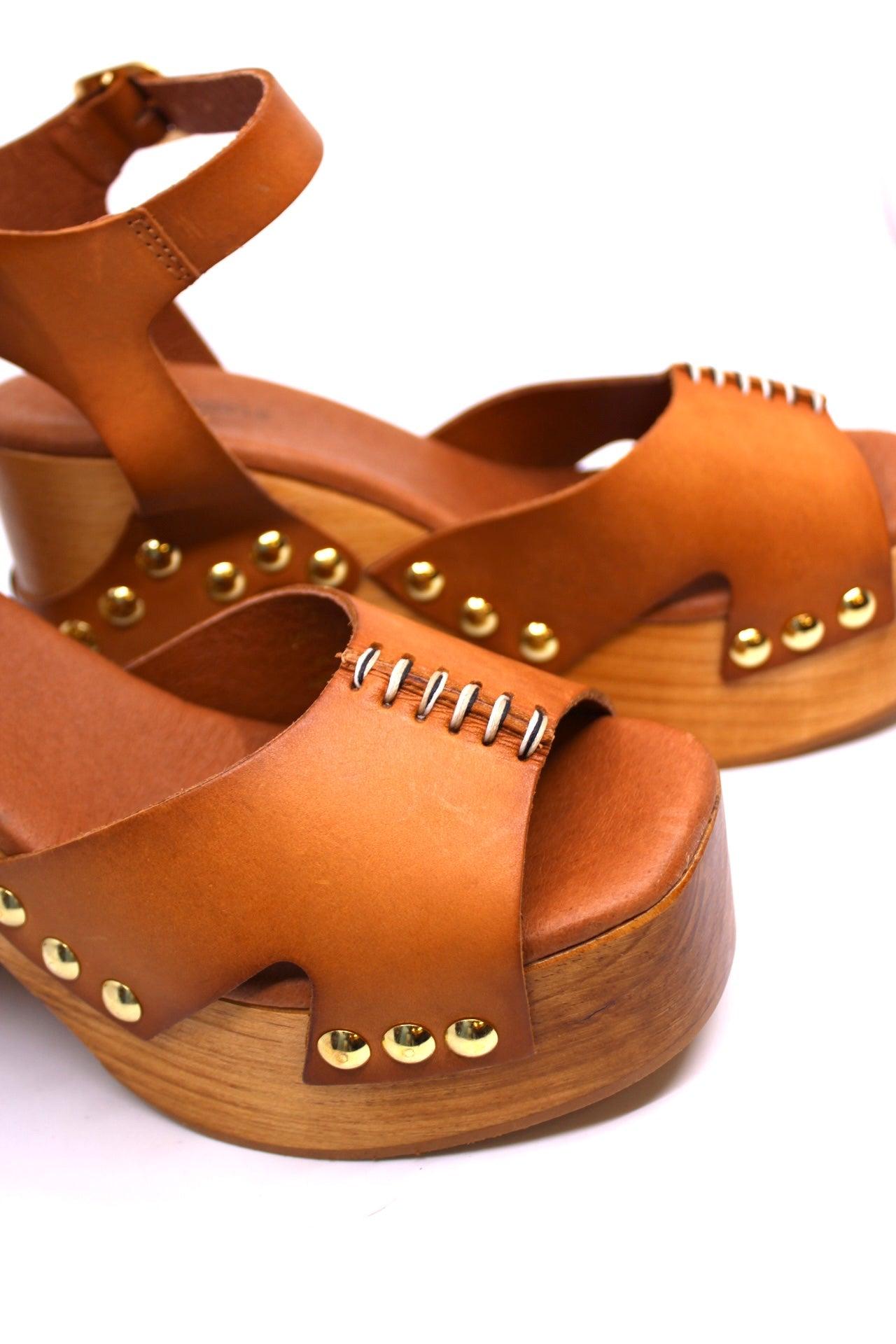 Free People Cecily Studded Clog Luggage Product Image