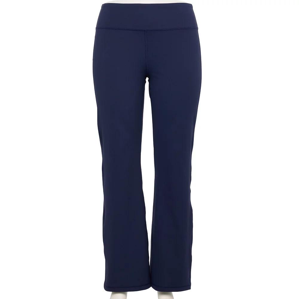 Plus Size Tek Gear® Essential Soft Open Hem Pants, Women's, Size: 1XL, Blue Romance Product Image