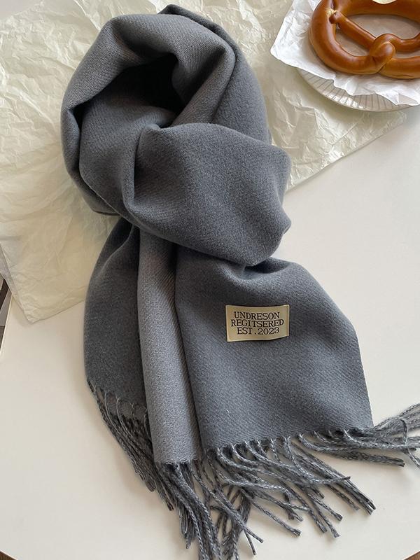 Keep Warm Tasseled Shawl&Scarf Product Image