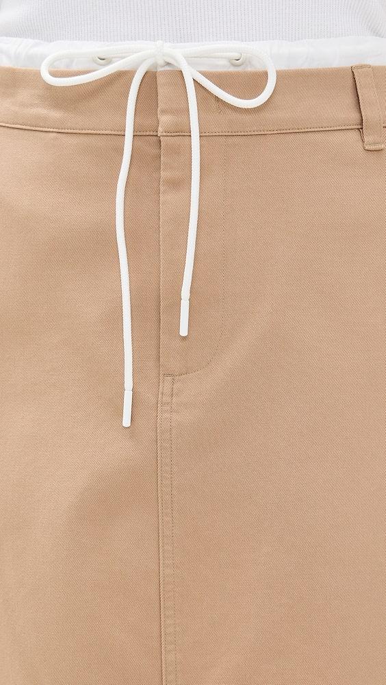 Vince Mid Rise Double Waistband Skirt | Shopbop Product Image