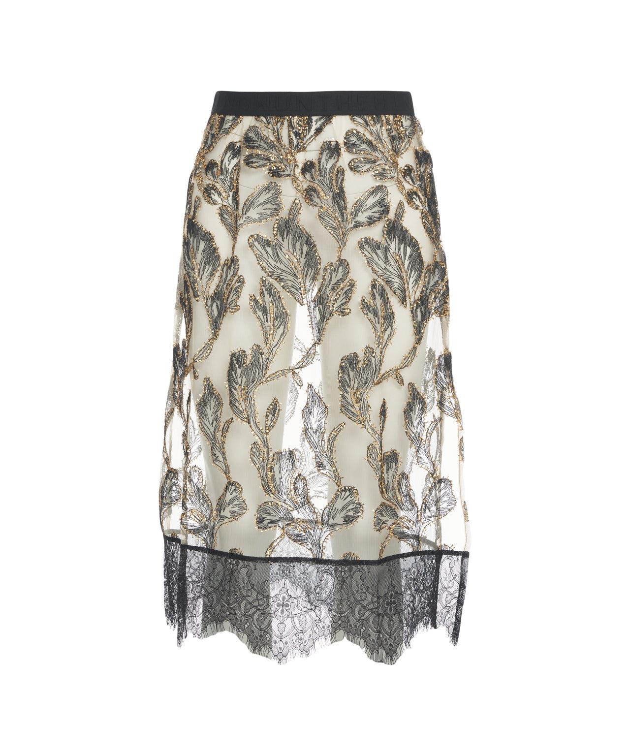 Midi skirt with embroideries Product Image
