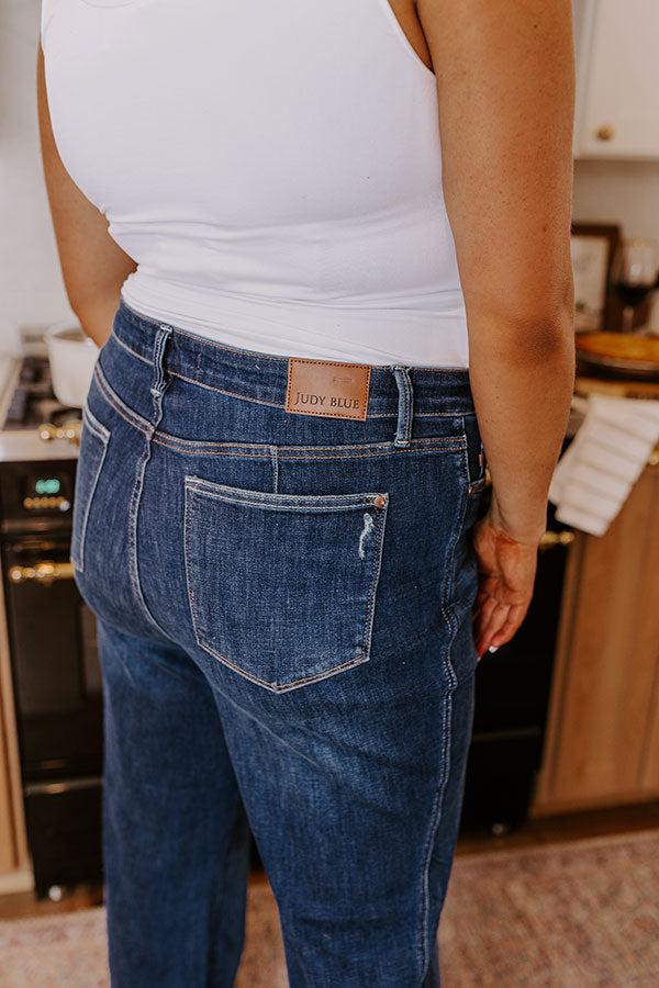 JUDY BLUE Molly High Waist Straight Leg Jean Curves Product Image