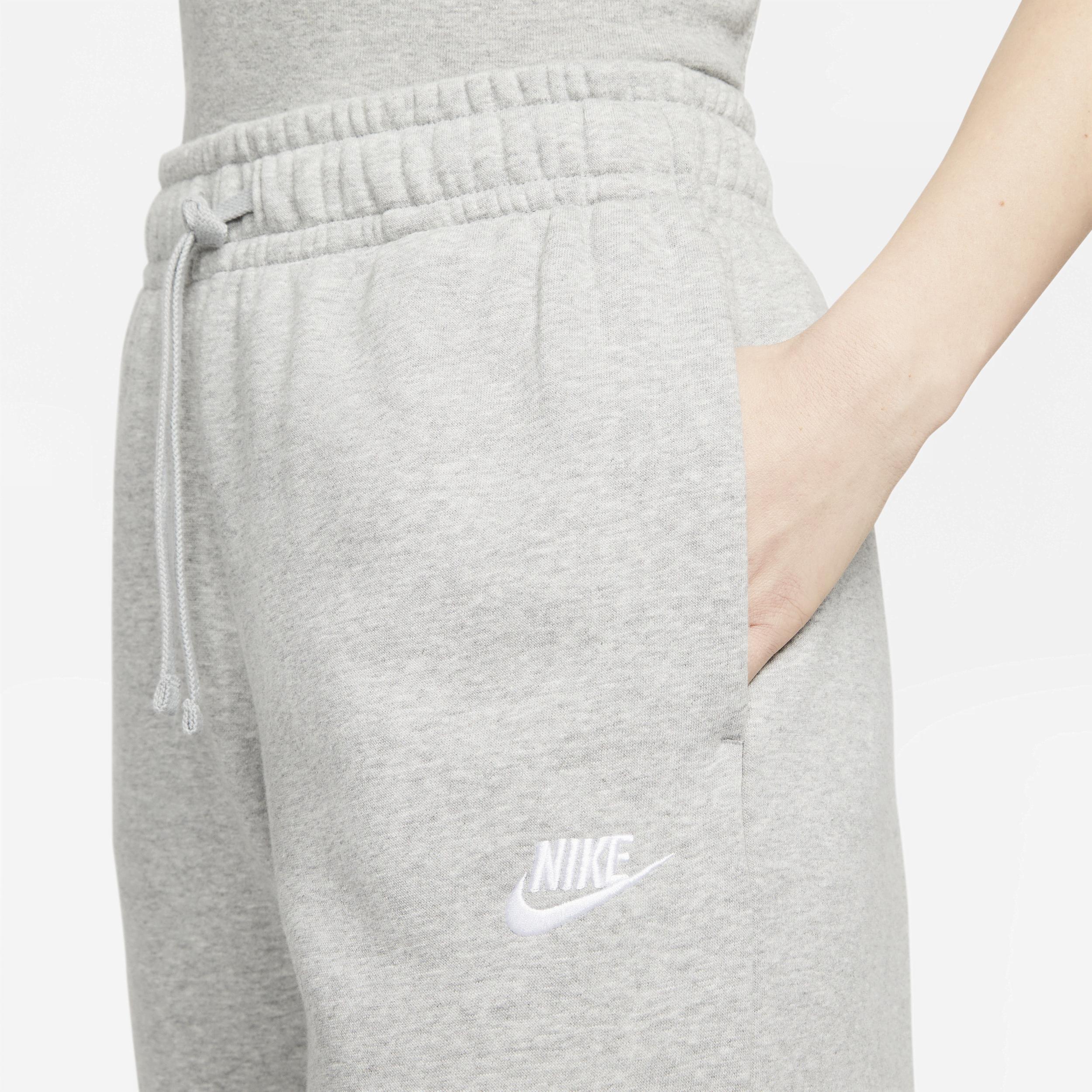 Womens Nike Sportswear Club Fleece Mid-Rise Wide-Leg Sweatpants | FB2727-063 Product Image