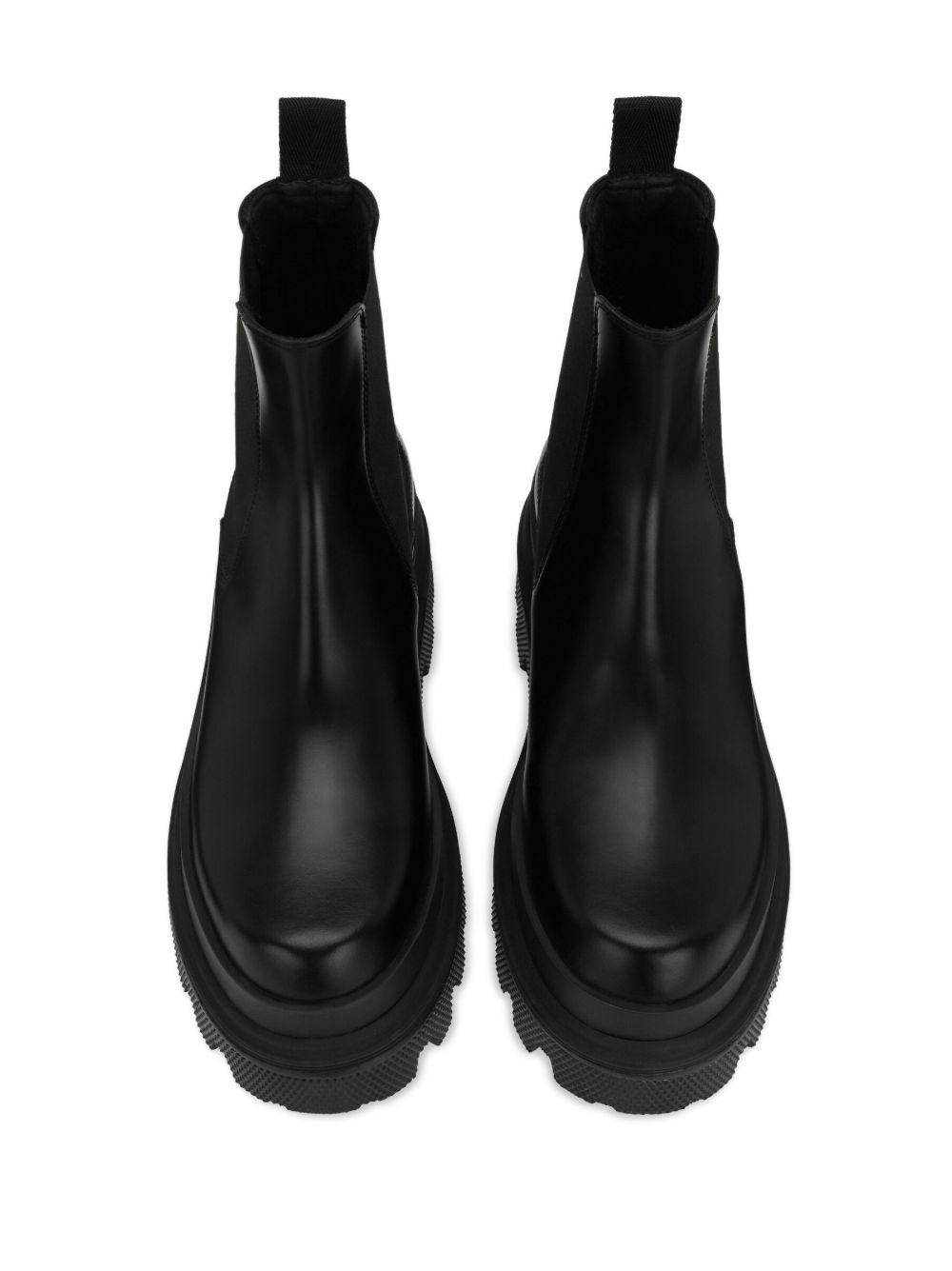 brushed leather Chelsea boots Product Image