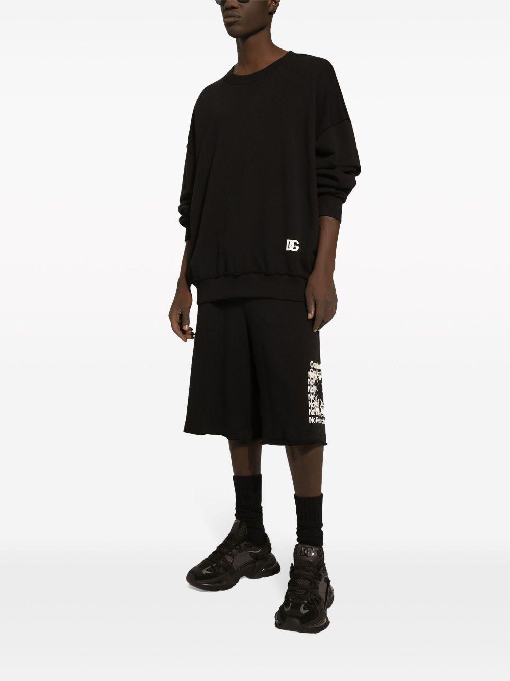 logo-print cotton sweatshirt Product Image