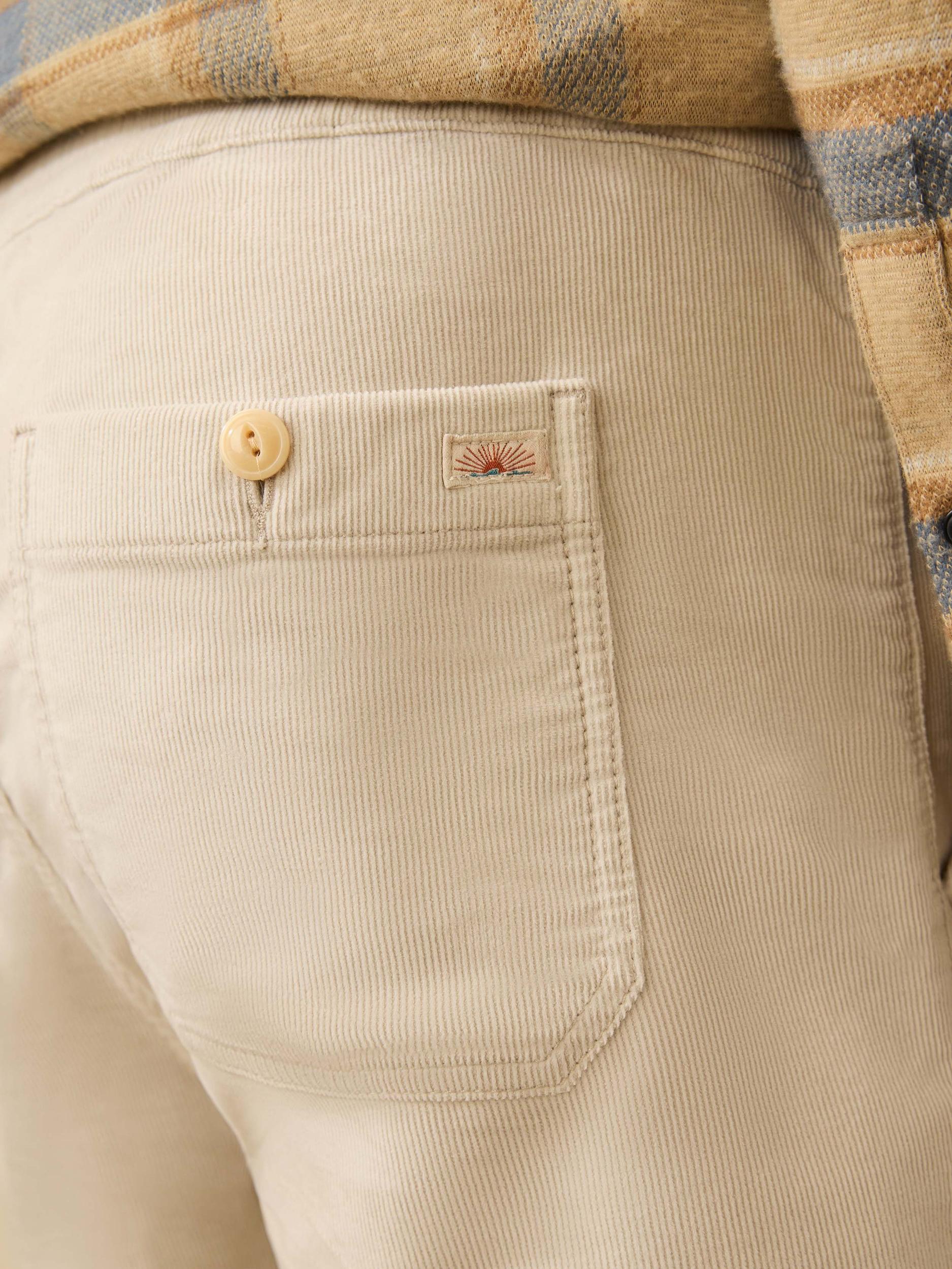 Corduroy Drawstring Utility Short - Plaza Stone Male Product Image