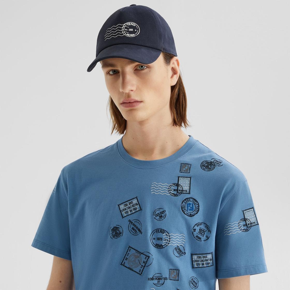 HatBlue canvas baseball cap Product Image