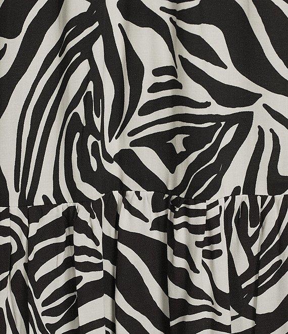 Nurture Animal Print Sleeveless V-Neck Maxi Dress Product Image