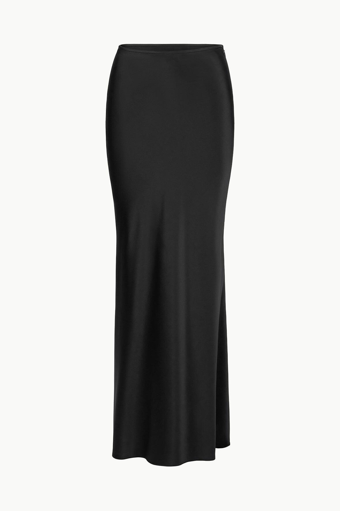 ODIN SILK SKIRT | BLACK Product Image