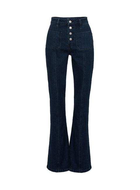 Tller Flared Jean Dark Denim Product Image