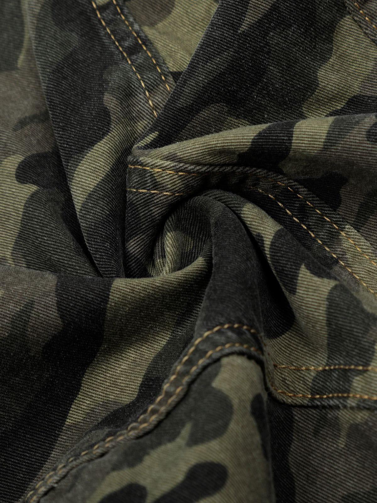 Aelfric Eden Camouflage Longline Barrel Jorts Product Image